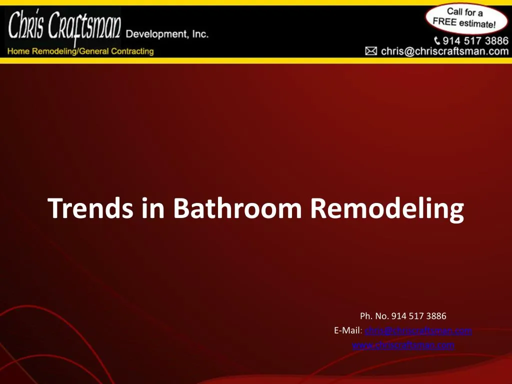 trends in bathroom remodeling
