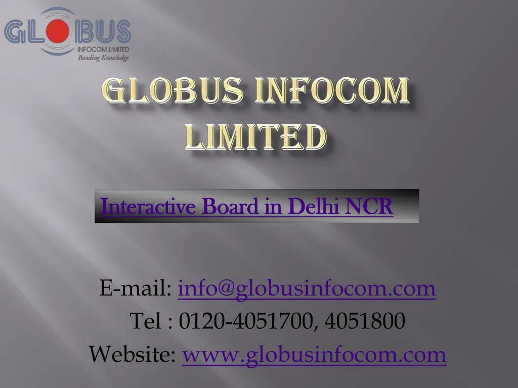 globus infocom limited
