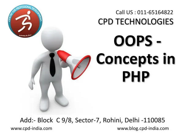 OOPS - concepts in php