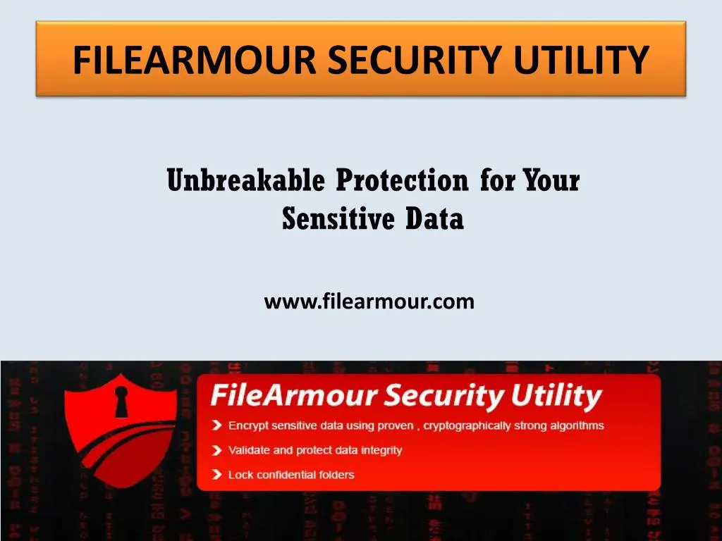 filearmour security utility