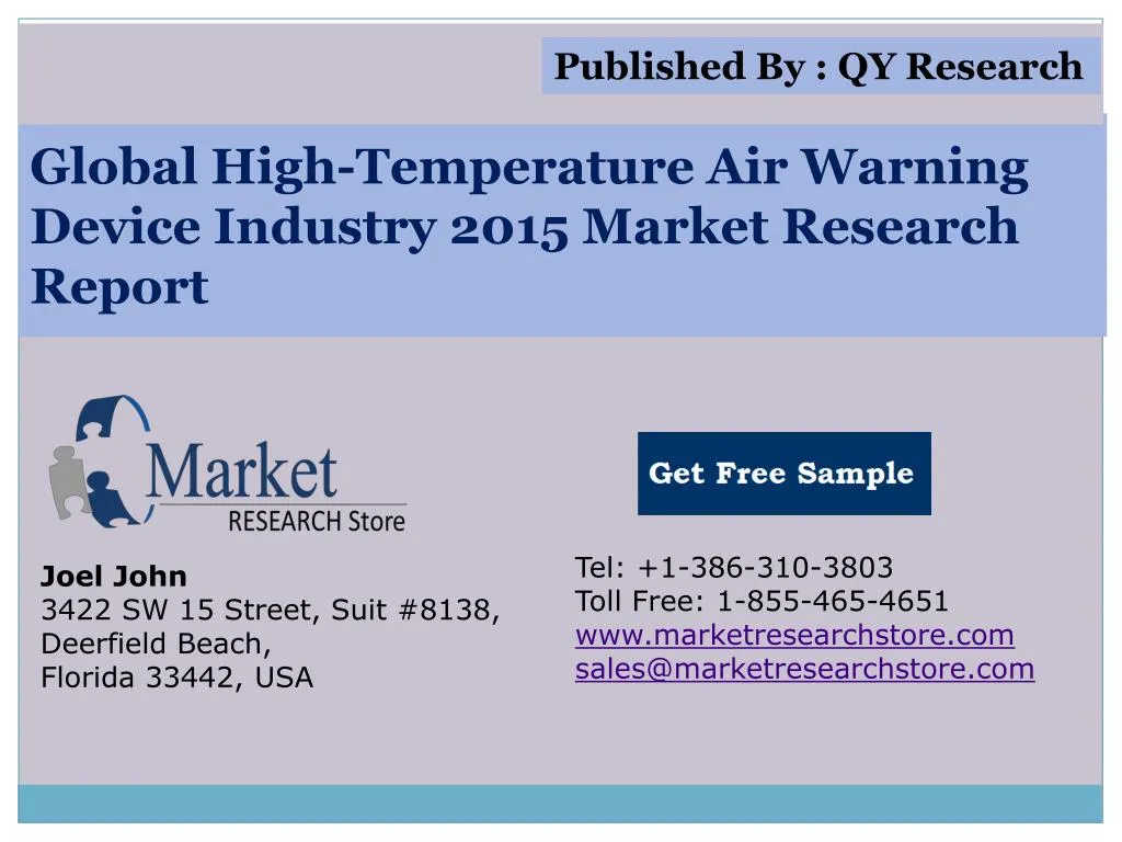 global high temperature air warning device industry 2015 market research report