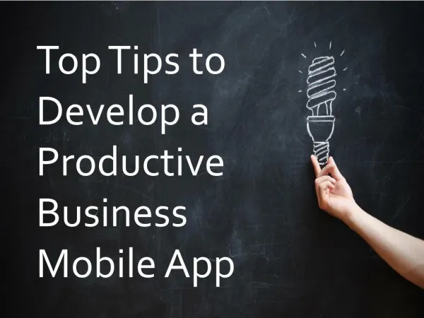 Tips to Develop a Successful Enterprise App