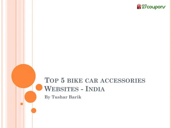 Top 5 bike car accessories websites