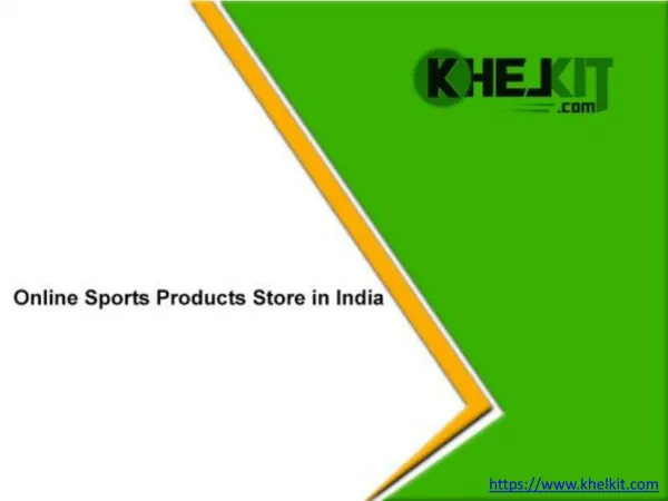Online Sports Products Store in India