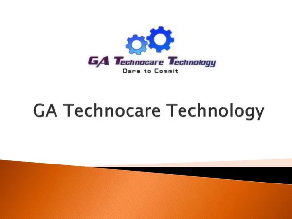 Leading Software Development Company by GA Technocare Techno