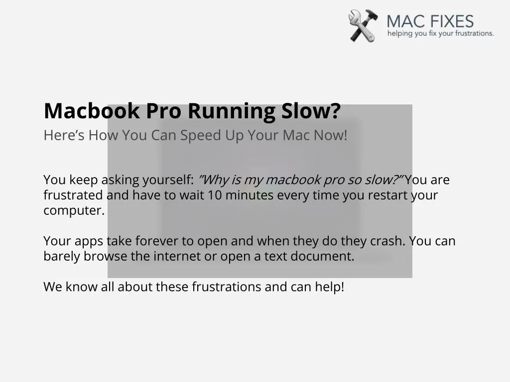 here s how you can speed up your mac now