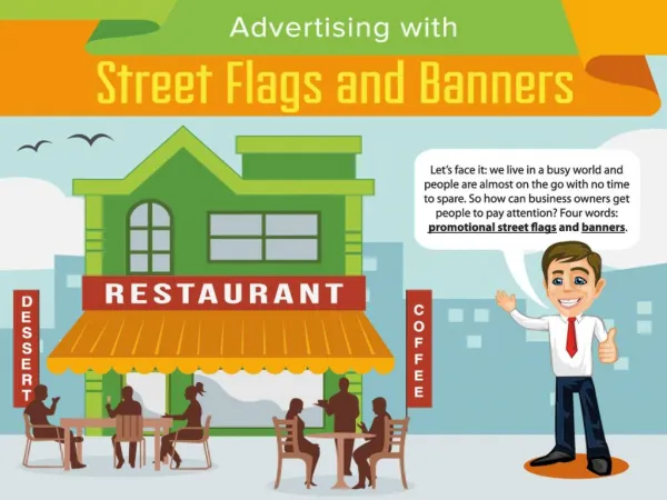 Advertising with Street Flags and Banners