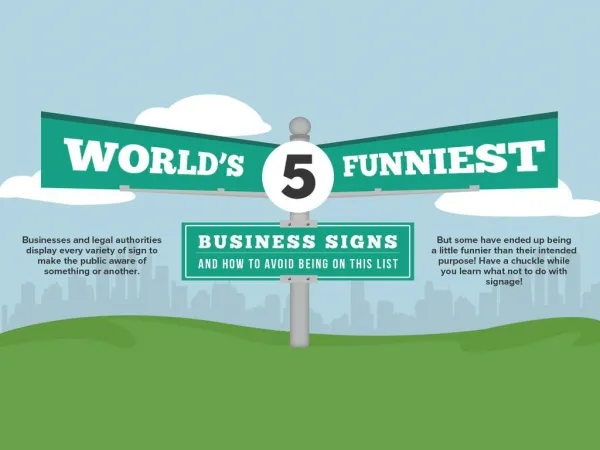 World's 5 Funniest Business Signs