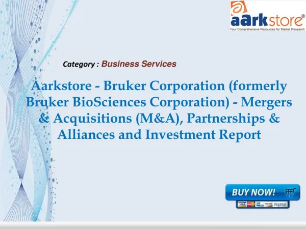 Aarkstore - Bruker Corporation