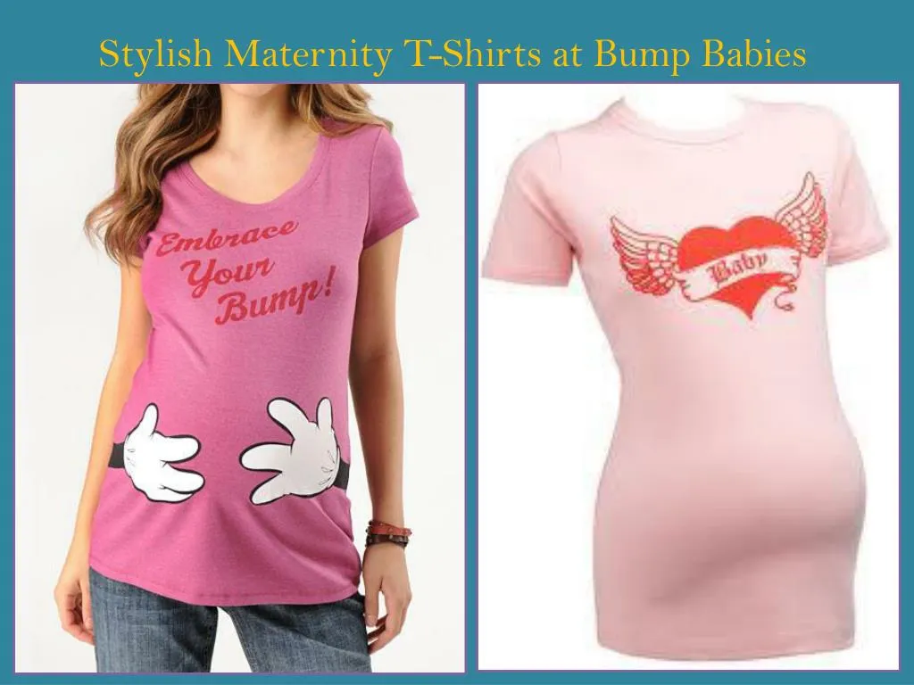 stylish maternity t shirts at bump babies