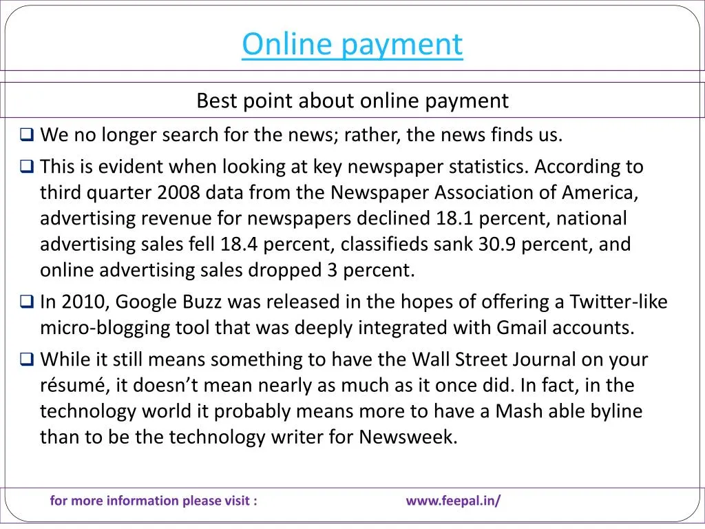 online payment