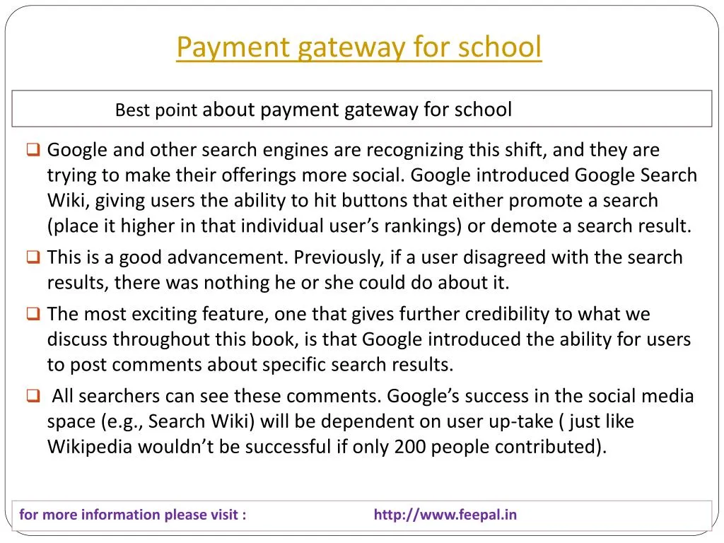 payment gateway for school