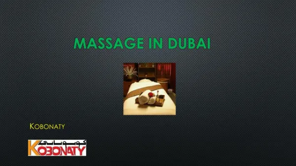 massage in Dubai