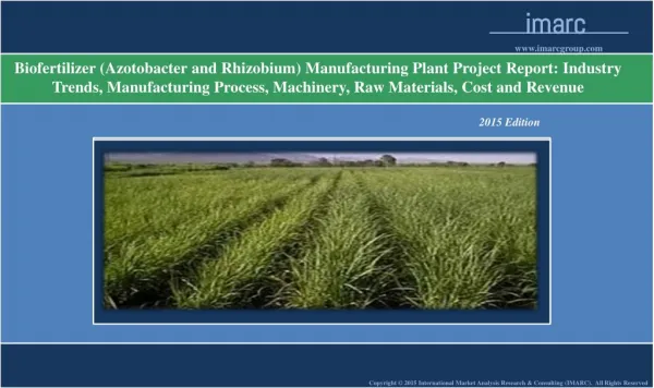 Biofertilizer Manufacturing Plant Project Report