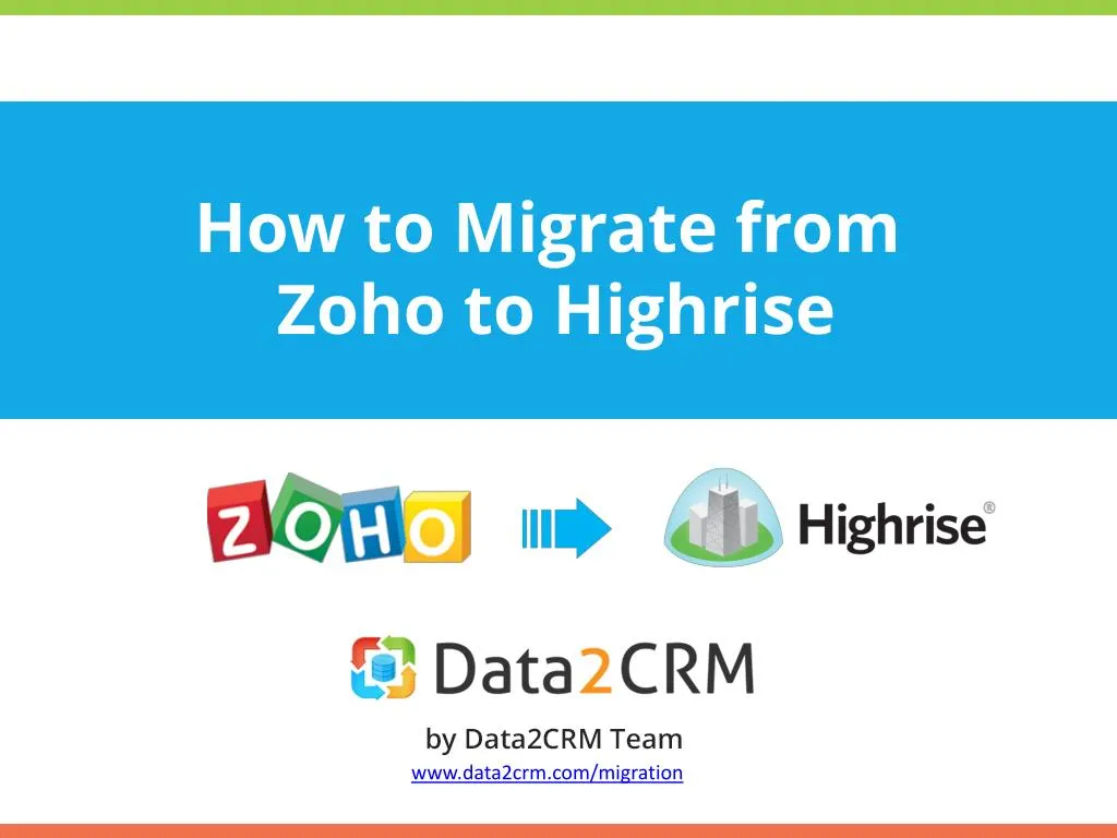 how to migrate from zoho to highrise