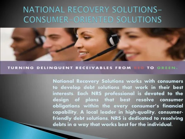 National Recovery Solutions