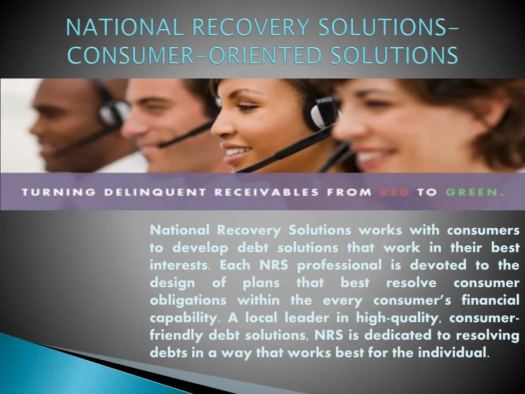 national recovery solutions consumer oriented solutions