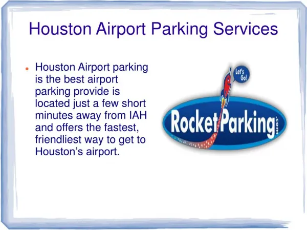 Airport Parking Houston