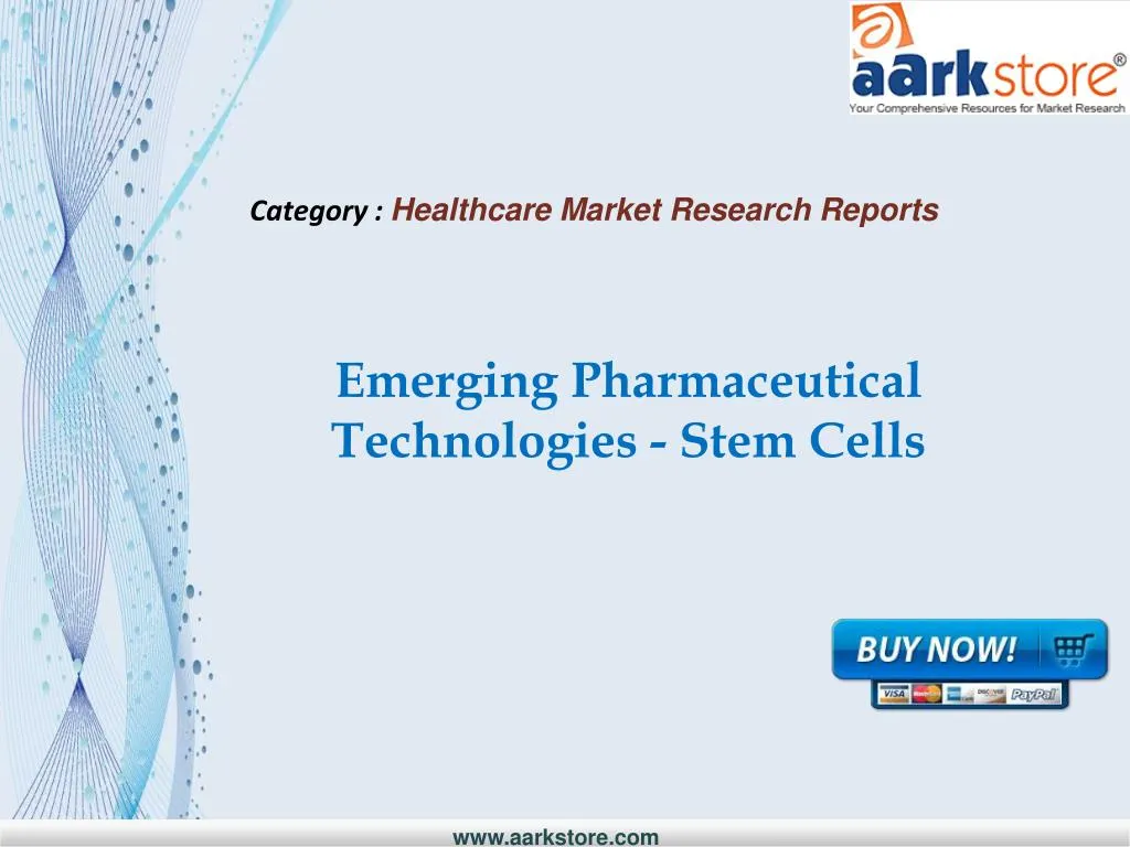 emerging pharmaceutical technologies stem cells