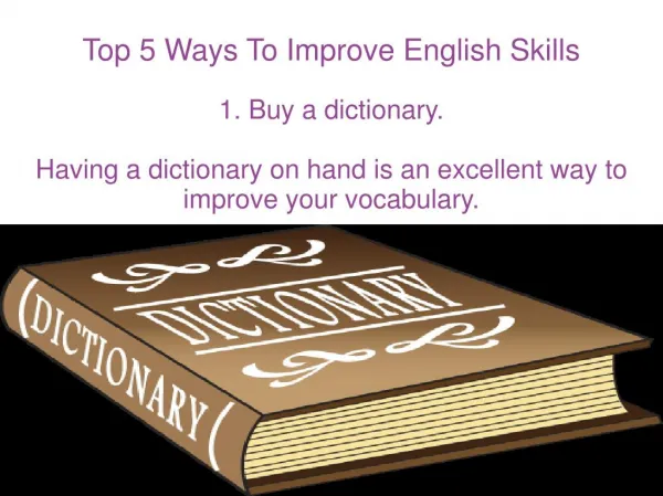Top 5 Ways To Improve English Skills