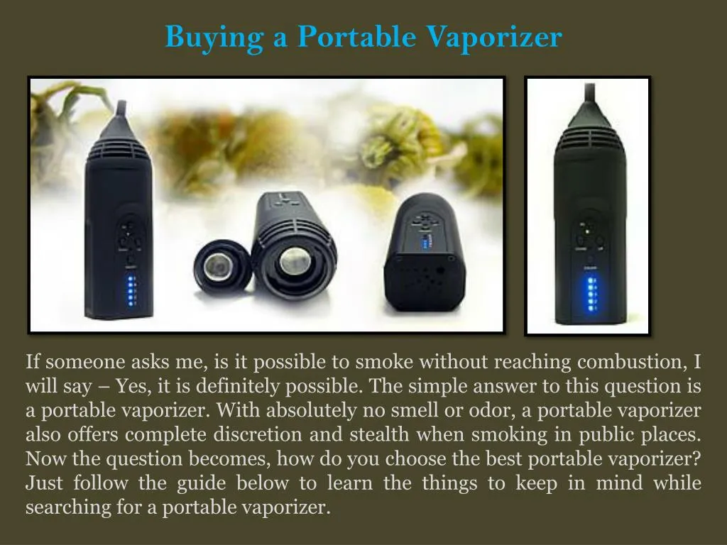 buying a portable vaporizer