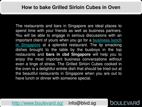 How to bake Grilled Sirloin Cubes in Oven