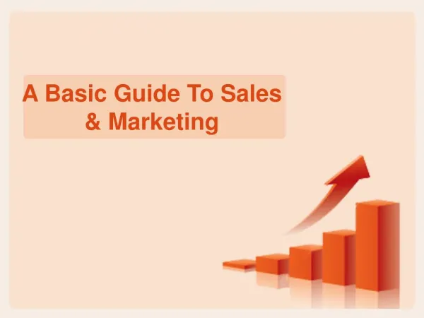 A Basic Guide To Sales & Marketing