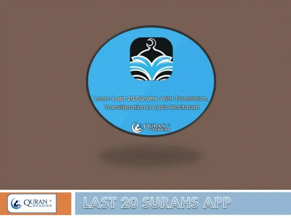 Last 20 surahs App
