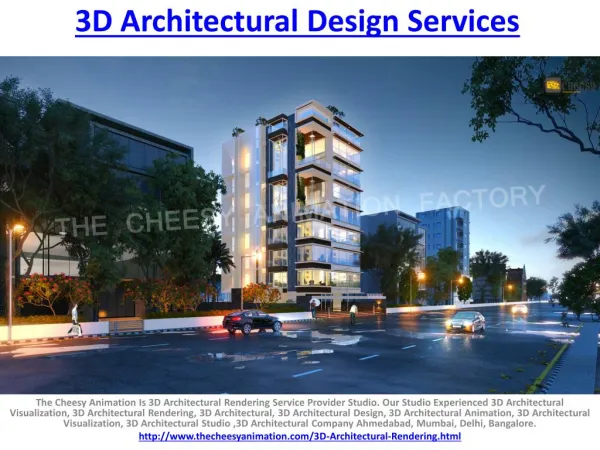 3D Architectural Design Services