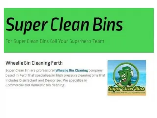 Garbage & Recycling Bins - slide 1