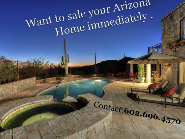Sell your Arizona Home Easy and Fast