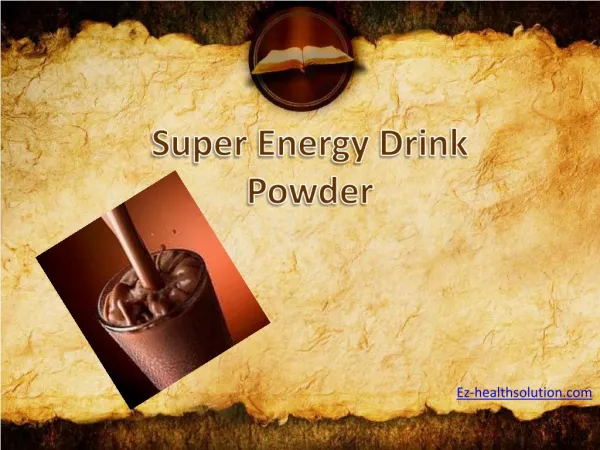 Where to shop for Chocolate Flavor Super Energy Drink Powder