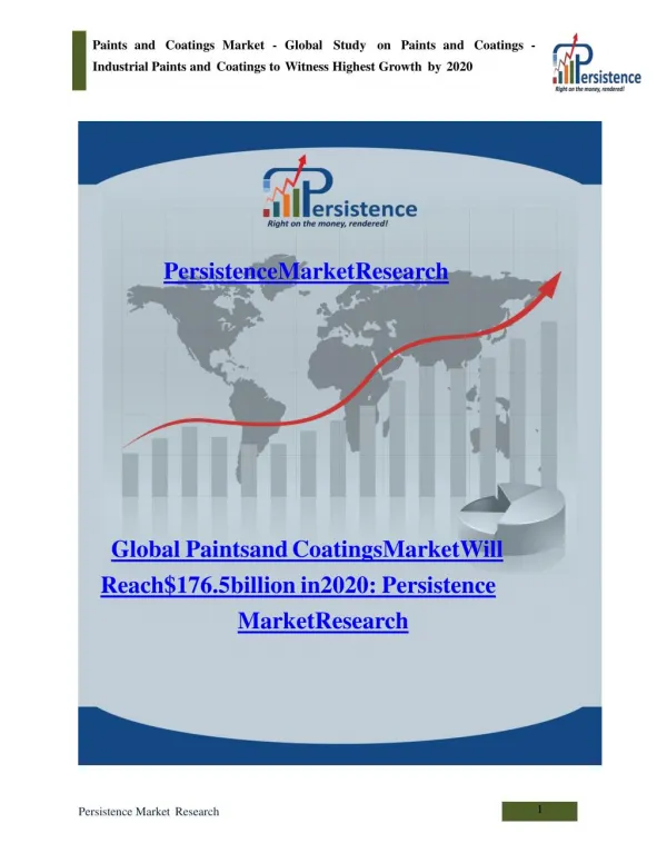 Global Paints and Coatings Market to 2020