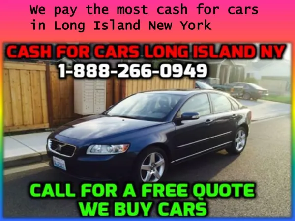 Cash for Cars Long Island