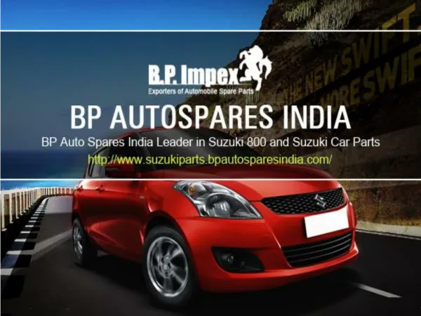 BP Auto Spares India Leader in Suzuki 800 and Suzuki Car Par
