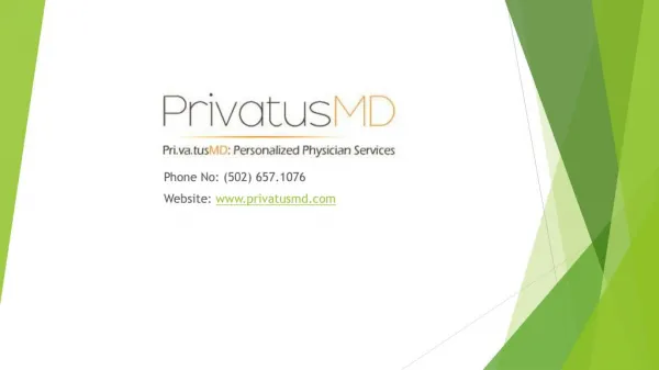 PrivatusMD PowerPoint Presentation