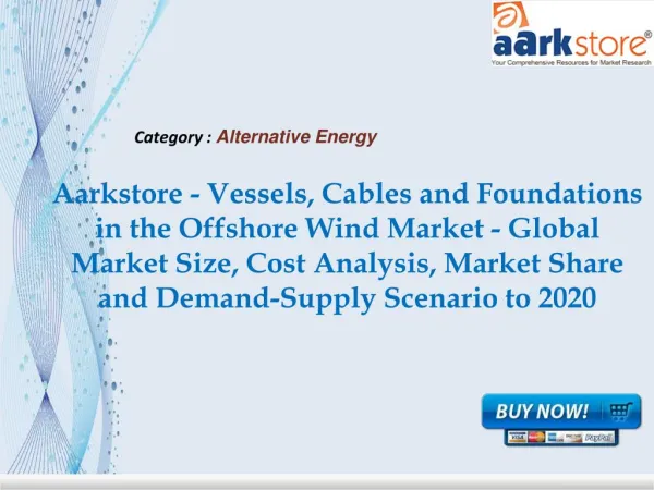 Aarkstore - Vessels, Cables and Foundations in the Offshore