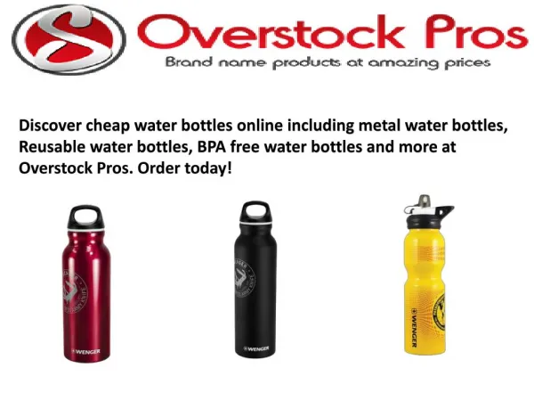 Cheap Water Bottles Online