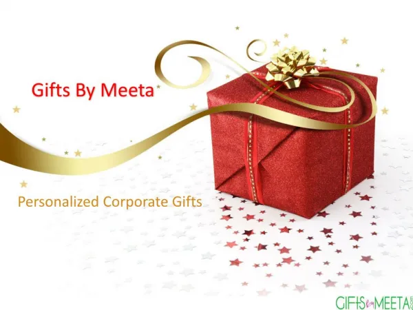 Personalized corporate gifts through giftsbymeeta