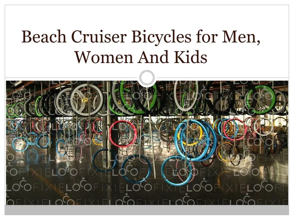 beach cruiser bicycles for men women and kids