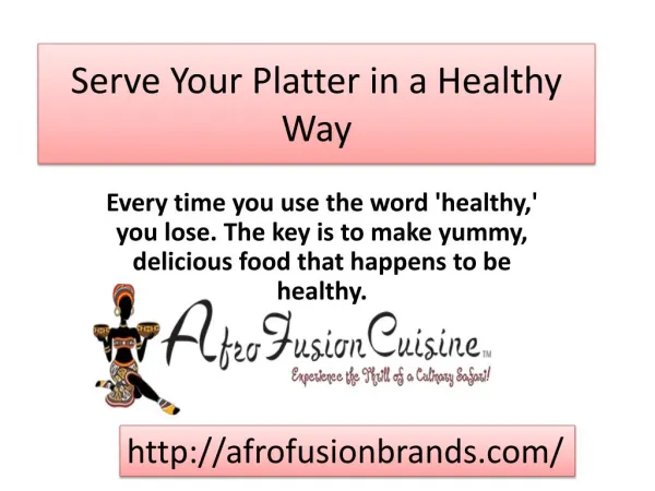 African Sauces - Serve Your Platter in a Healthy Way