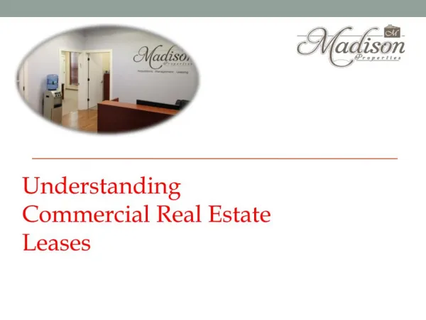 Understanding Commercial Real Estate Leases