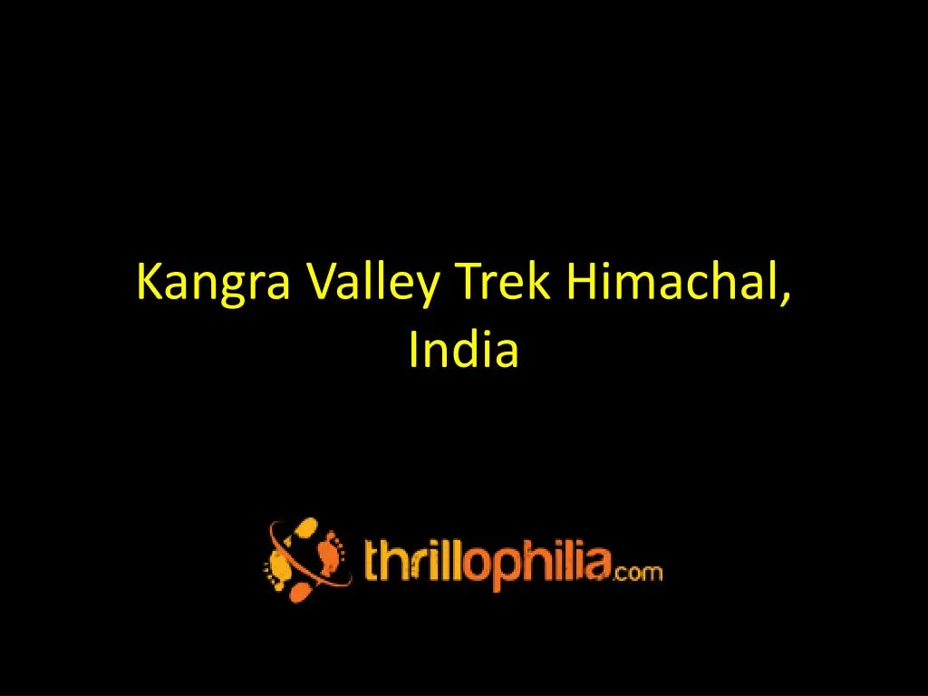 kangra valley trek himachal india