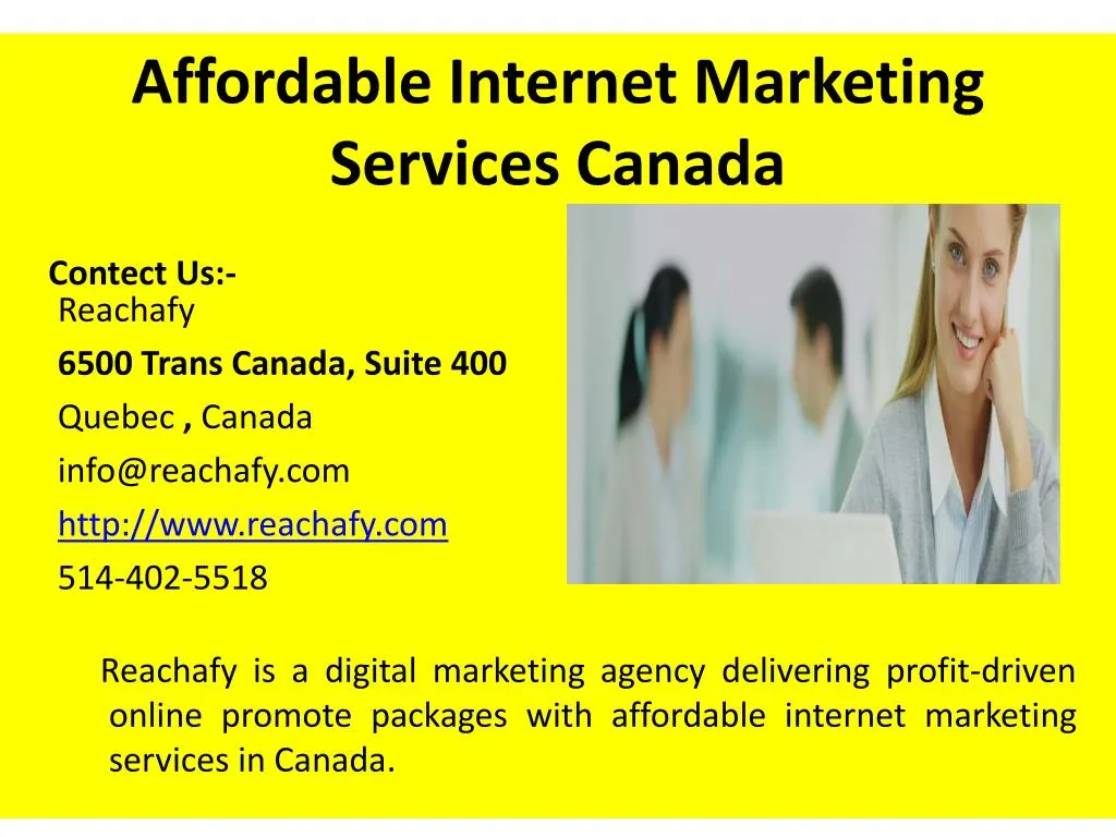 affordable internet marketing services canada