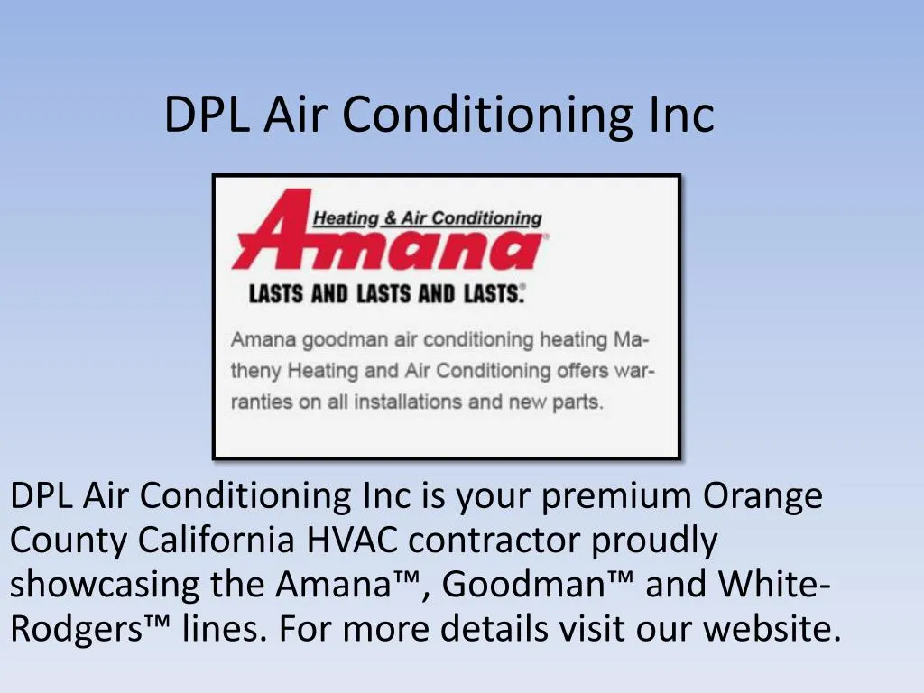 dpl air conditioning inc