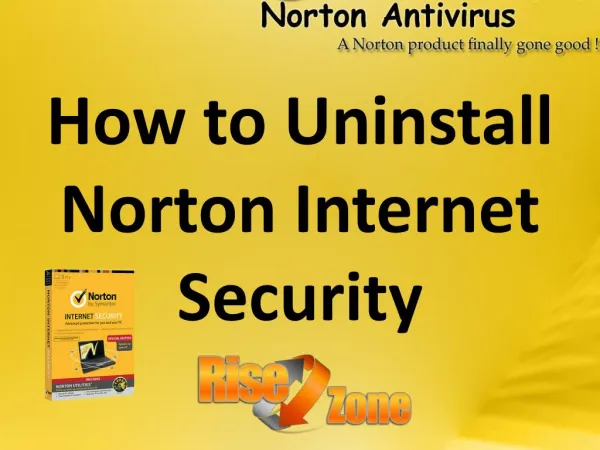 How to Uninstall Norton Internet Security