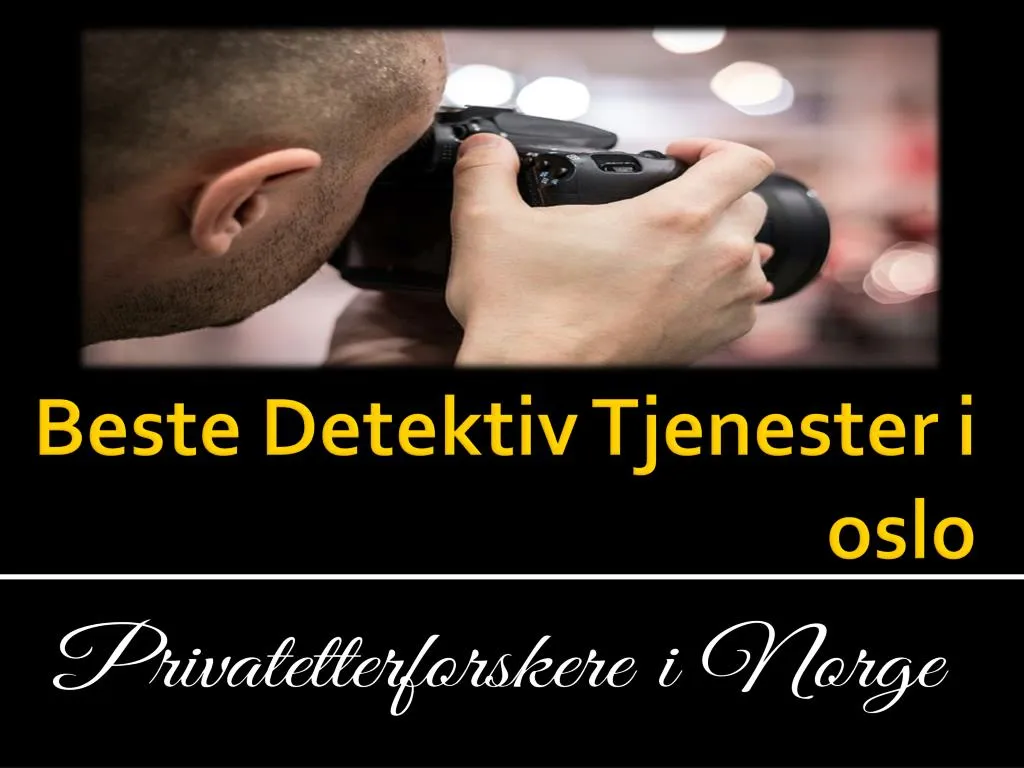 beste detektiv tjenester i oslo