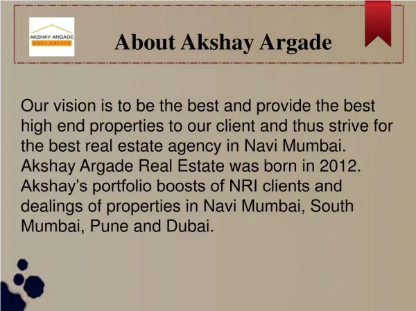 High end luxury apartments navi mumbai