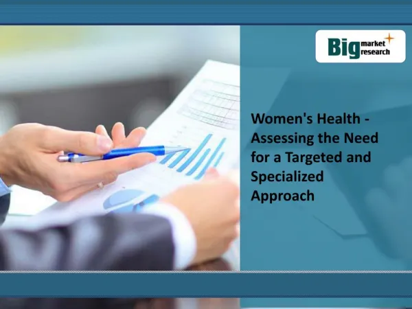 overview Of Womens Health Market
