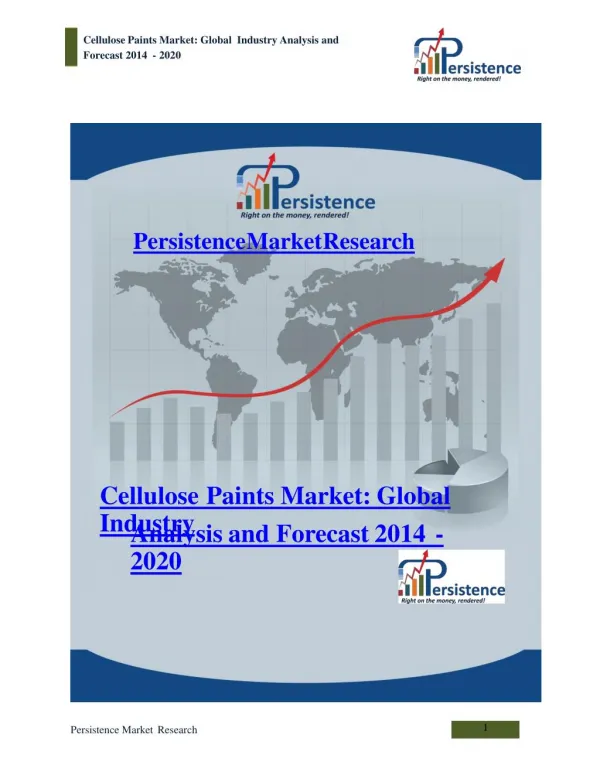 Cellulose Paints Market - Global Industry Analysis to 2020